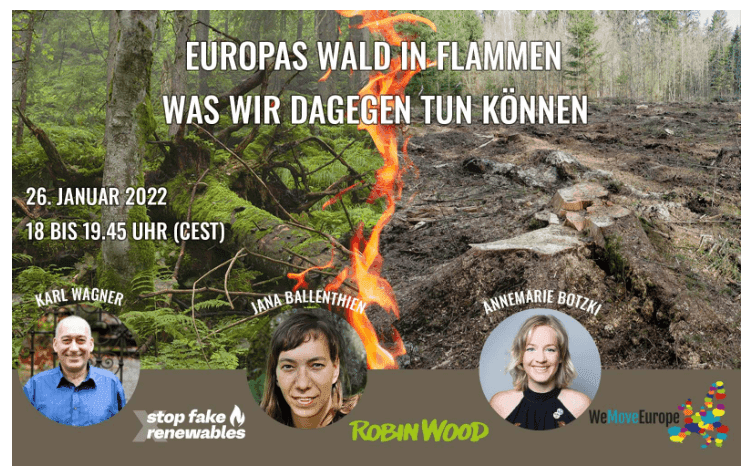 Webinar: “Europe’s forests are burning and what we can do to stop it”